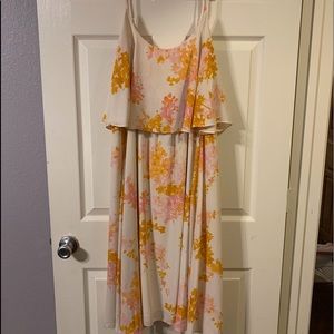 Paper crown Anthropologie dress